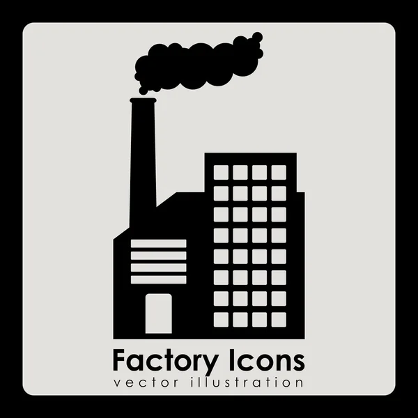 Factory design — Stock Vector