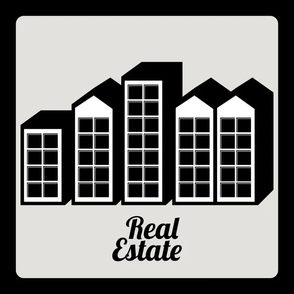 Real estate design — Stock Vector