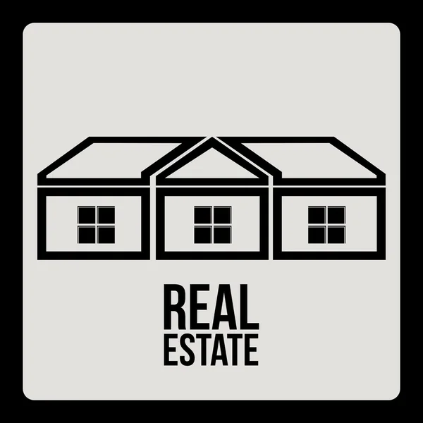 Real estate design — Stock Vector