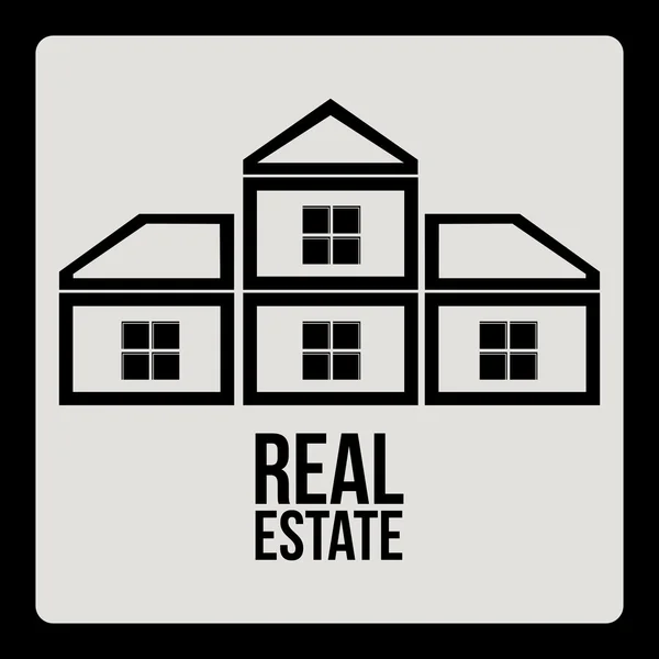 Real estate design — Stock Vector