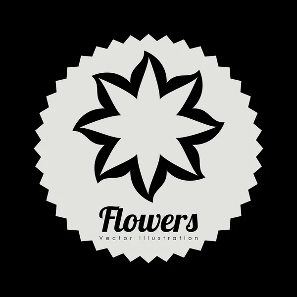 Blommor design — Stock vektor