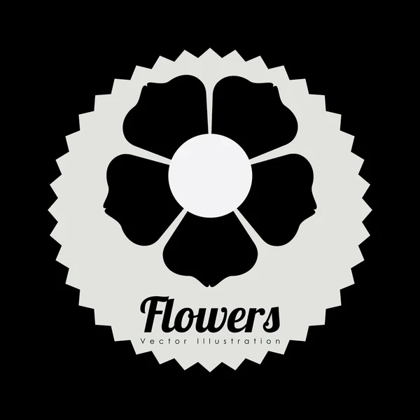 鲜花设计 — 图库矢量图片