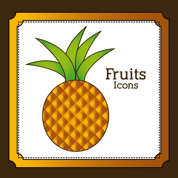 Φρούτα σχεδιασμού — Διανυσματικό Αρχείο