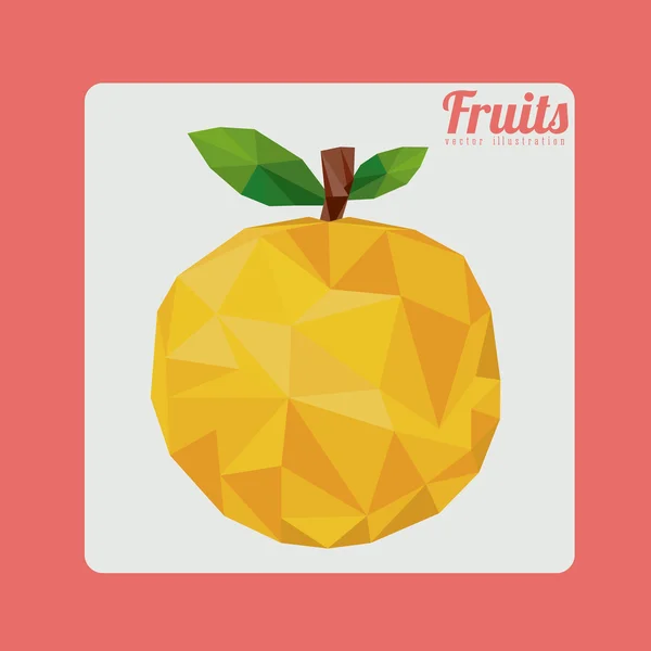 Design de frutas — Vetor de Stock