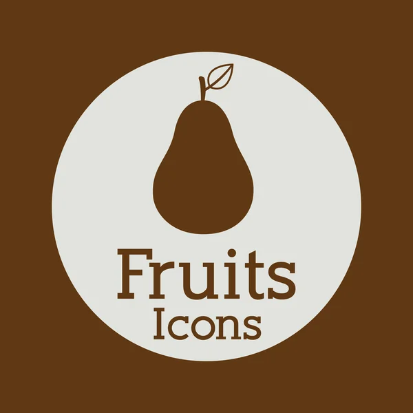 Diseño de frutas — Vector de stock