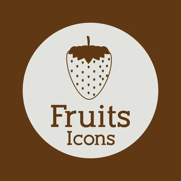 Diseño de frutas — Vector de stock