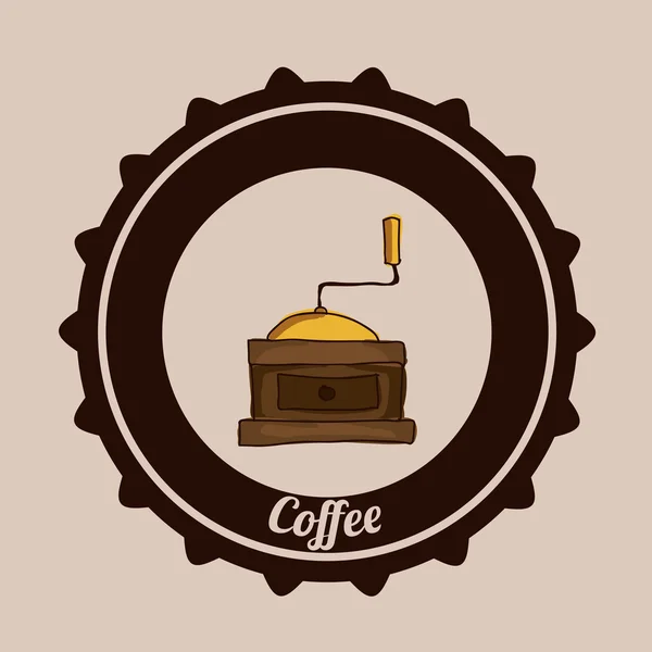 Diseño de café — Vector de stock