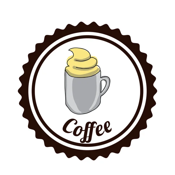 Diseño de café — Vector de stock