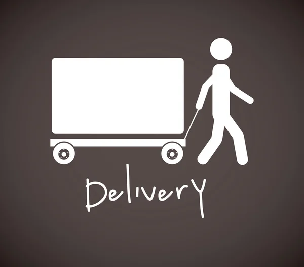 Delivery design — Stock Vector