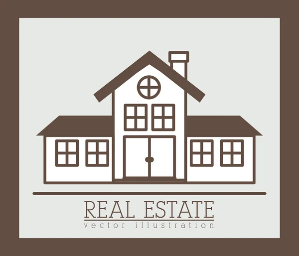 Real estate design — Stock Vector