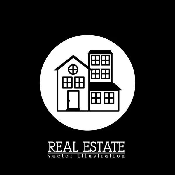 Real estate design — Stock Vector