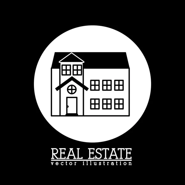 Real estate design — Stock Vector