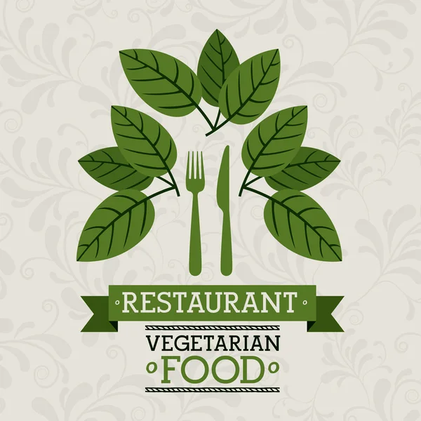 Diseño del restaurante — Vector de stock