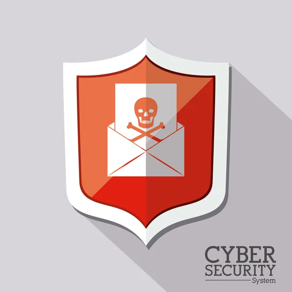 Diseño de seguridad — Vector de stock