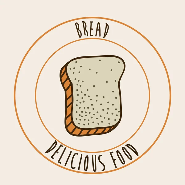 Brood ontwerp — Stockvector