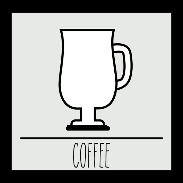 Kaffeedesign — Stockvektor