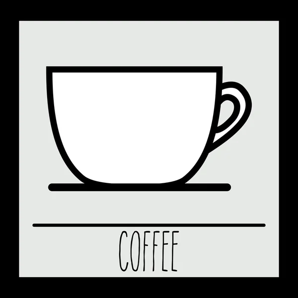 Kaffeedesign — Stockvektor