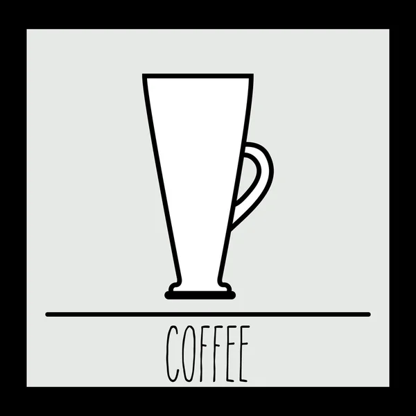 Kaffeedesign — Stockvektor