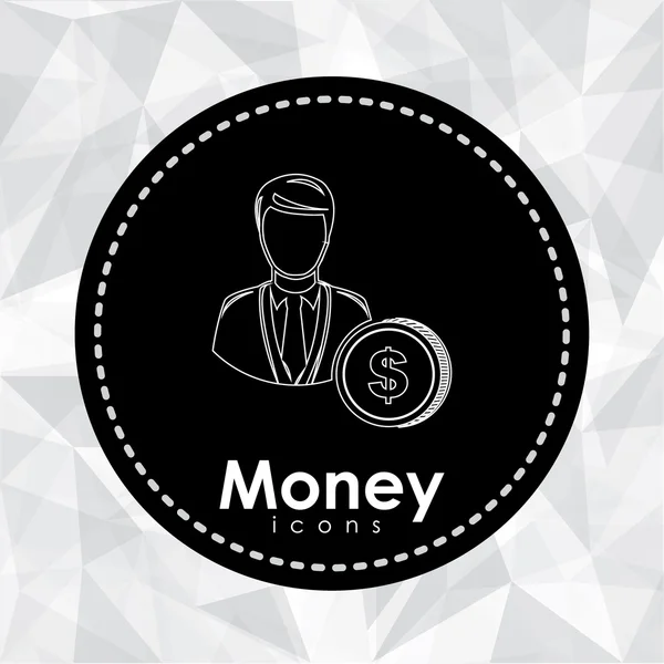 Conception d'argent — Image vectorielle