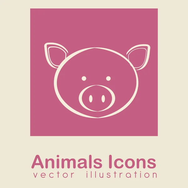 Animals design — Stock Vector