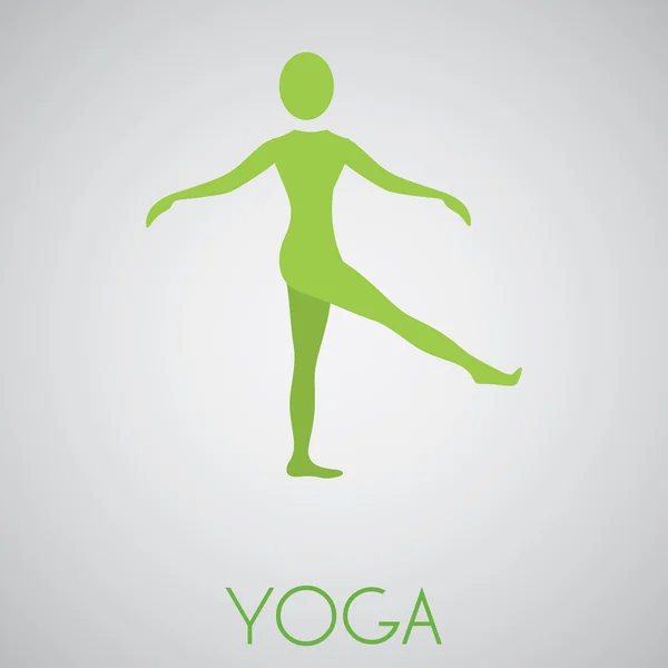 Diseño de yoga — Archivo Imágenes Vectoriales