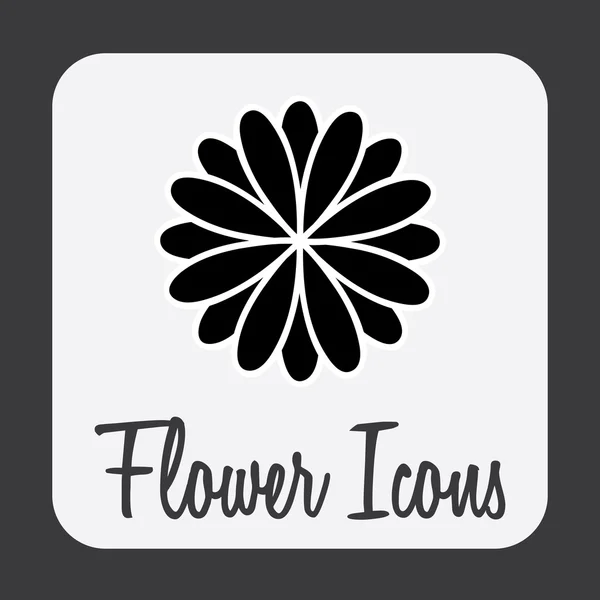 Design de flores — Vetor de Stock