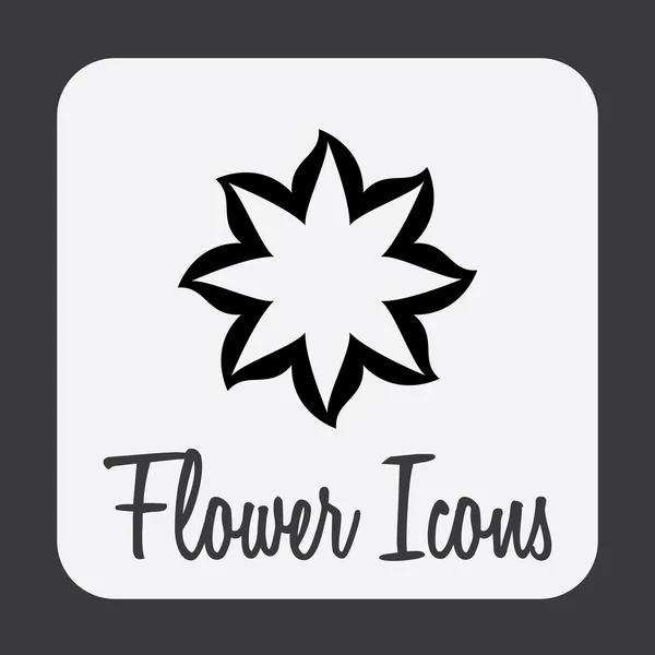 Design de flores — Vetor de Stock