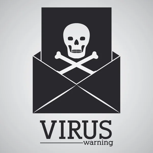 Diseño del virus — Archivo Imágenes Vectoriales