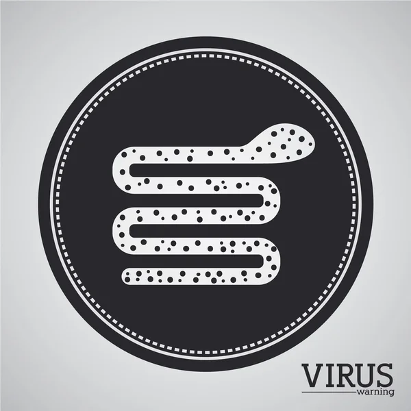 Diseño del virus — Archivo Imágenes Vectoriales