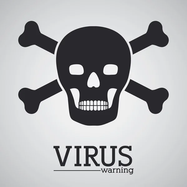 Diseño del virus — Vector de stock