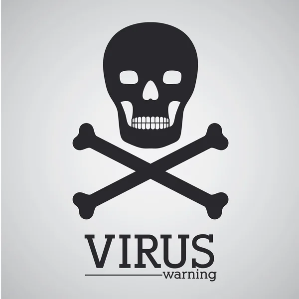 Virus ontwerp — Stockvector