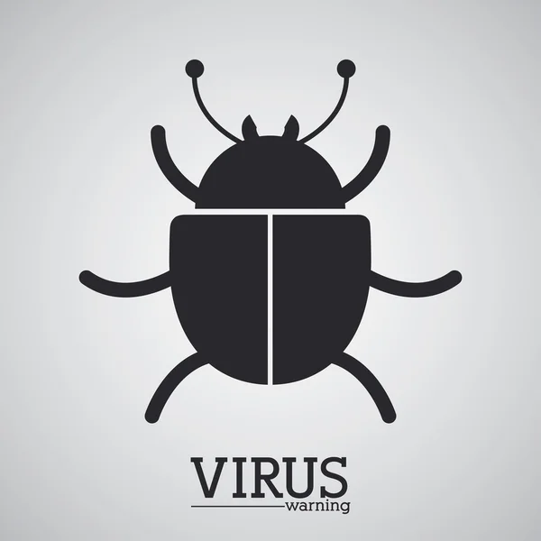 Diseño del virus — Archivo Imágenes Vectoriales