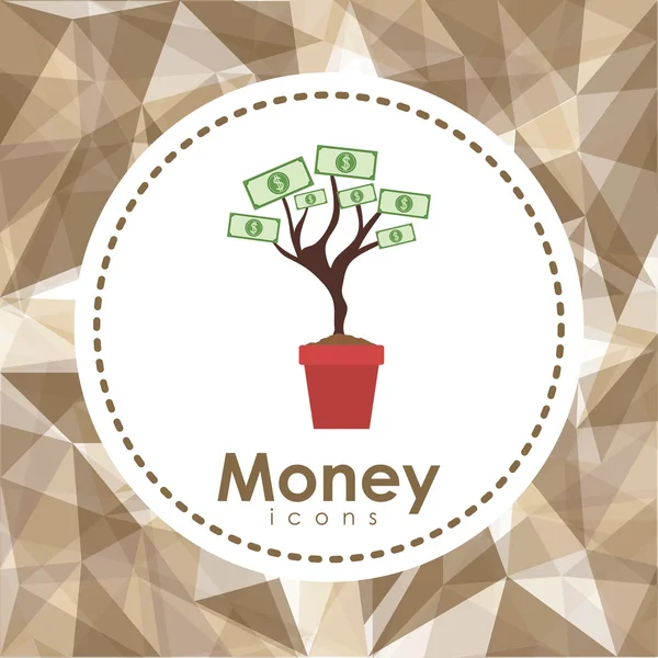 Peníze design — Stockový vektor