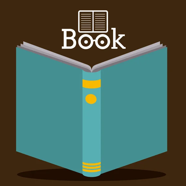 A könyv design — Stock Vector