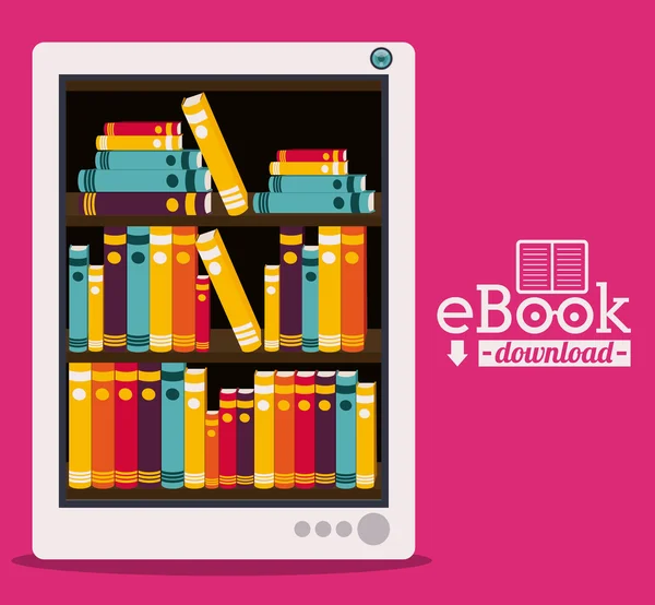 EBook design — Stock Vector