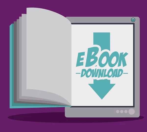 Design de ebook — Vetor de Stock