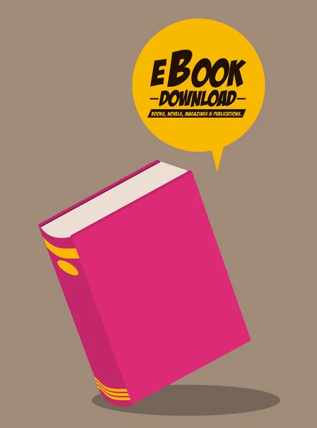 EBook-Design — Stockvektor