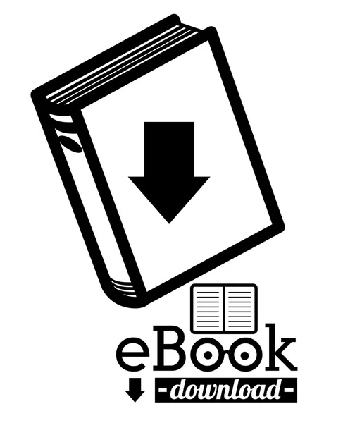 Diseño del libro electrónico — Vector de stock