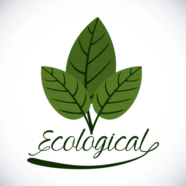 Diseño ecológico — Vector de stock