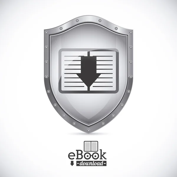 Diseño del libro electrónico — Vector de stock