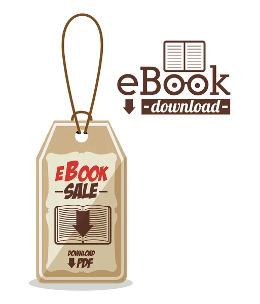 Ebook design — Stock Vector