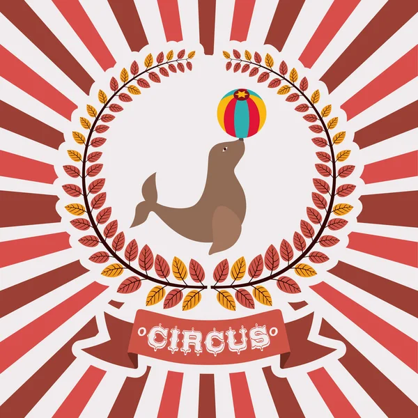 Design del circo — Vettoriale Stock