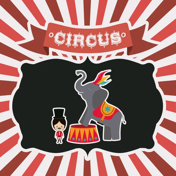 Cirkus design – Stock-vektor