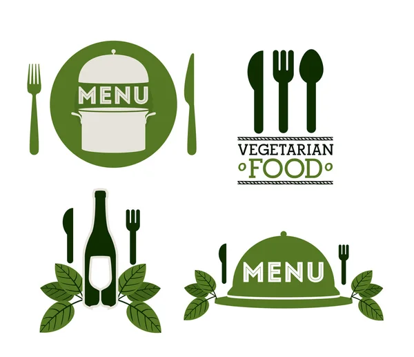 Diseño del restaurante — Vector de stock