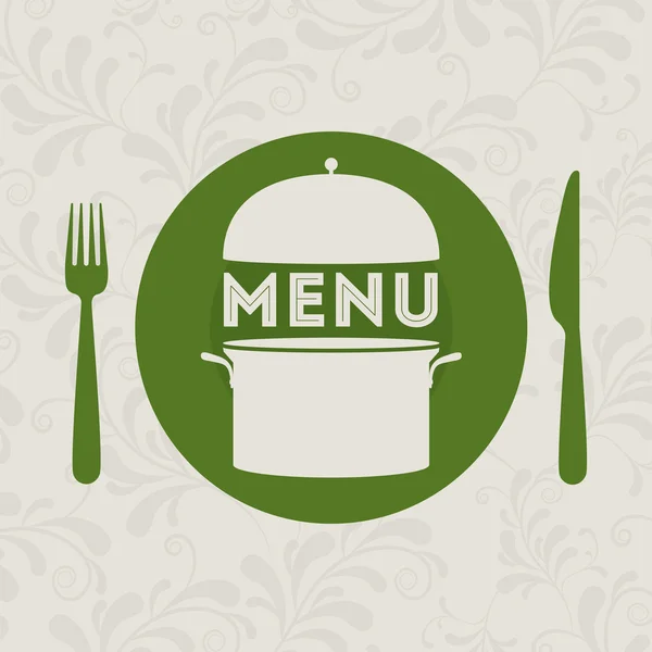 Diseño del restaurante — Vector de stock