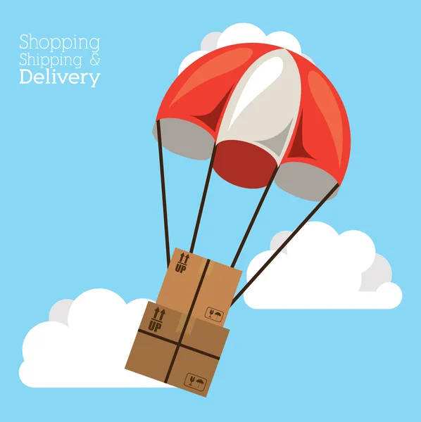 Delivery design — Stock Vector