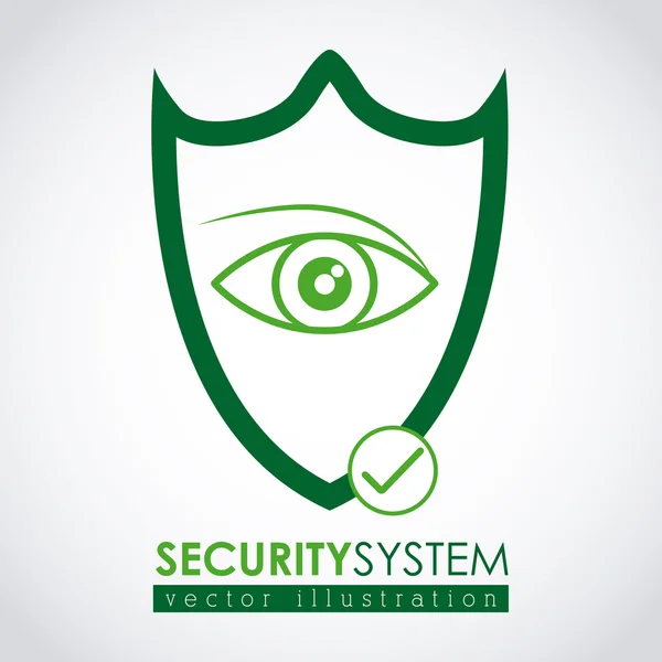 Diseño de seguridad — Vector de stock