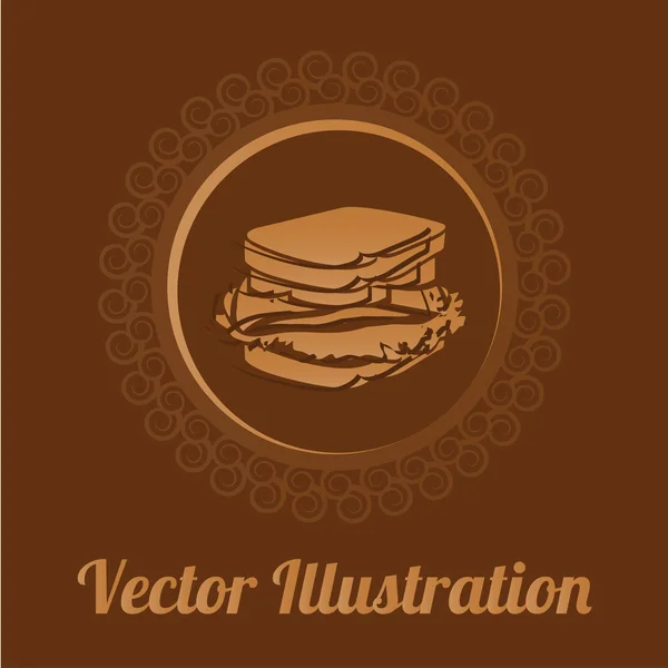 Diseño de alimentos — Vector de stock