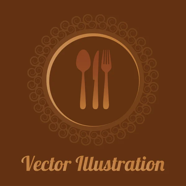 Jídlo design — Stockový vektor