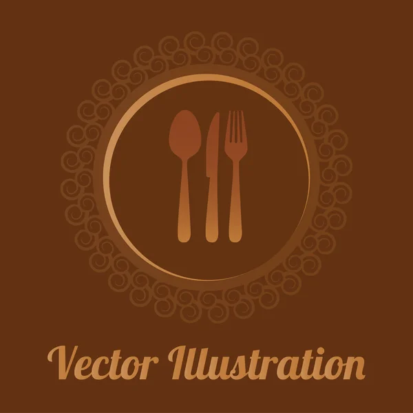 Diseño de alimentos — Vector de stock